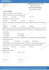 Đề kiểm tra học kì 2 Toán 3 Chân trời sáng tạo - Đề số 5